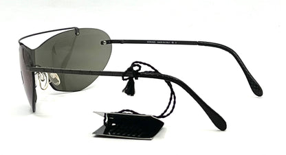 Versace S82/P 94M/189 Blue Mirror Shield Sunglasses-UNWORN VINTAGE-Italy