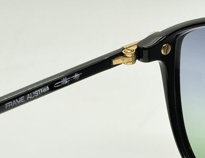 Silhouette M 1709 C 5504 Vintage Sunglasses w/New Blue-to-Green Custom Gradient Lenses