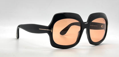 Tom Ford “REN” Black Photochromic Sunglasses 60mm UNWORN Full Kit Made in Italy