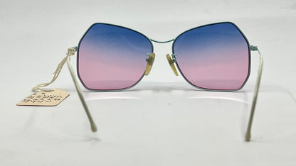Cobalt C-3 54-17 Vintage Sunglasses-New Blue-Rose Second Chance Custom Lenses