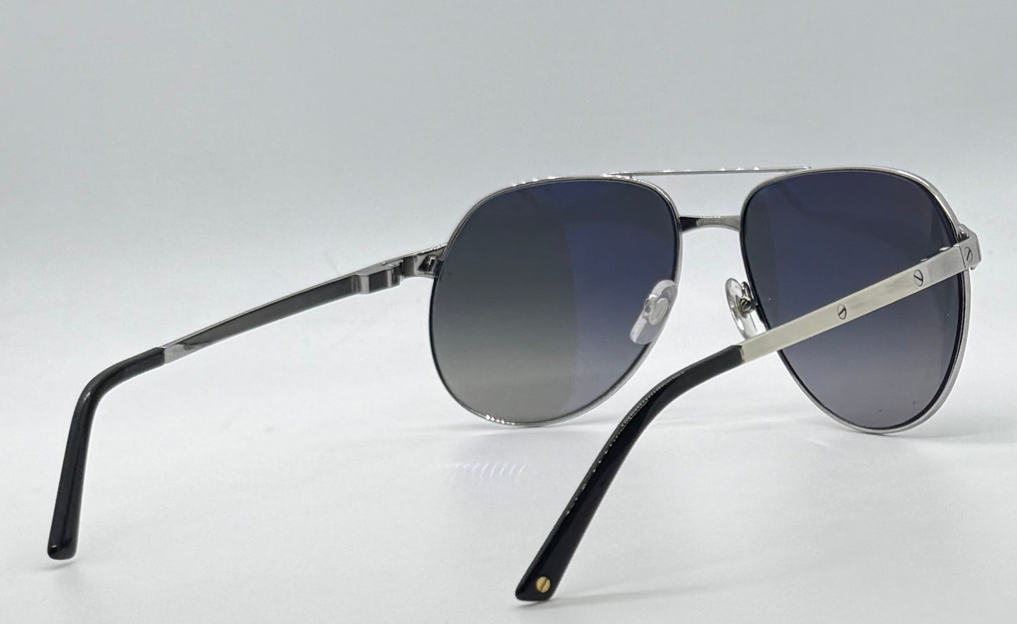 Cartier Santos-Dumont Edition Aviator Sunglasses Zeiss Polarized Deadstock