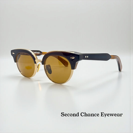JACQUES MARIE MAGE X BEAUVOIR in COFFEE-New Solid Tobacco Custom Polarized Lenses-Ltd. 300 pcs.-FULL KIT