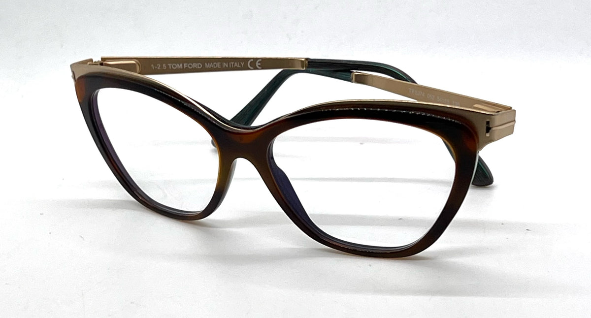 Tom Ford TF5374 052 Dark Havana-Unworn Vintage Optical Frame-Made in Italy