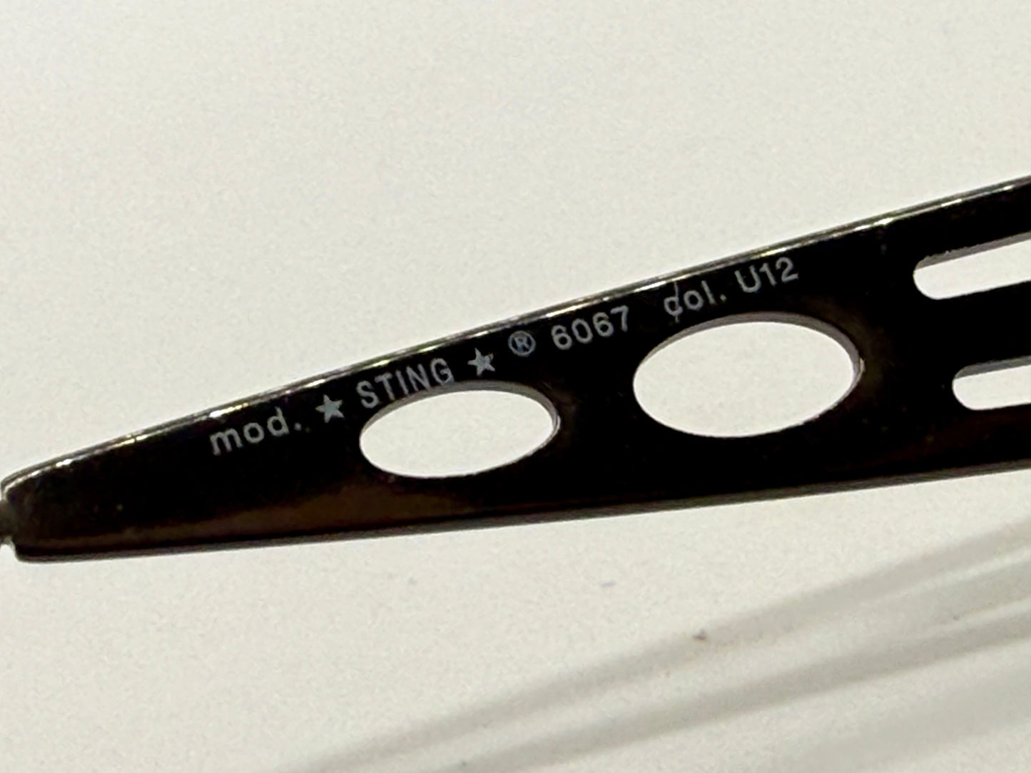 Sting 6067 U12 80s Vintage Sunglasses-Unworn/NOS-Original Green Lenses-Italy