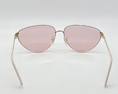 Tura MOD-204 PCH Vintage Sunglasses w/New Solid Pink Custom Lenses-Japan
