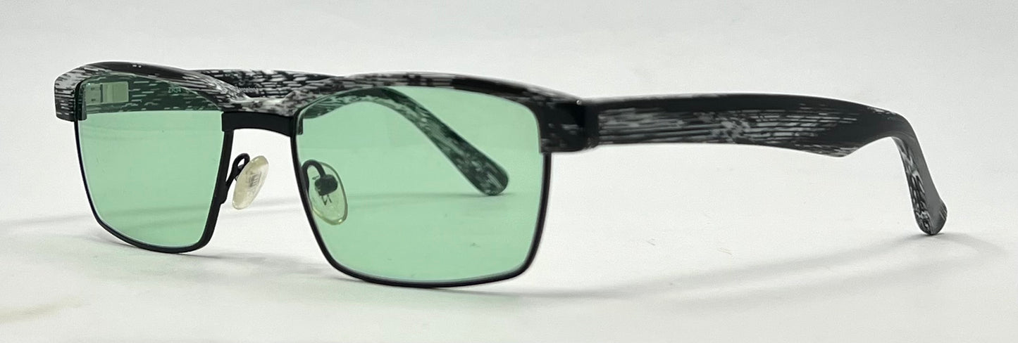 ZEN Barcelona ZR34 Sunglasses w/New Solid Green Custom Lenses-Unworn