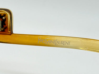 Rare Vintage Yves Saint Laurent 7777 Oversized Amber Gradient Sunglasses, Made in France