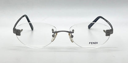 Fendi F585 Rimless Crystal FF VINTAGE Eyeglasses UNWORN/Italy 52-16-130mm