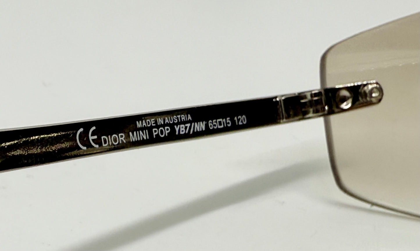 Christian Dior POP 12/N1M Shield Sunglasses – Deadstock Y2K Vintage – Full Kit