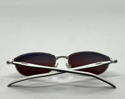 Moschino MO14301 Vintage Sunglasses w/New Solid Plum Tinted Custom Lenses-Italy