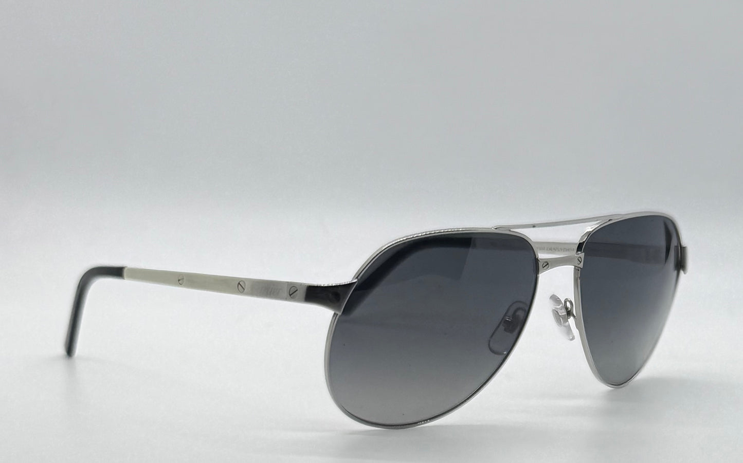 Cartier Santos-Dumont Edition Aviator Sunglasses Zeiss Polarized Deadstock