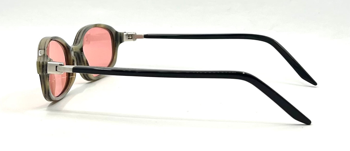 Alfred Dunhill 840A 029 Vintage Sunglasses w/New Gradient Tinted Custom Lenses-w/Case