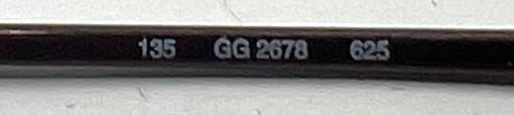 GUCCI GG 2578 625-Y2K Vintage Oval Sunglasses-New Solid BlueCustom Lenses