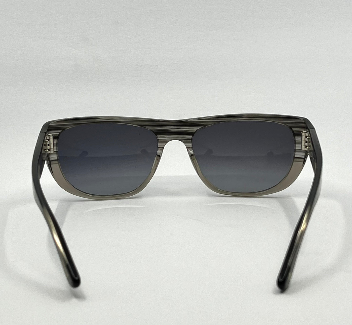 SALT. Polarized Sunglasses- Striated Grey Acetate-Japan-Unworn/Deadstock