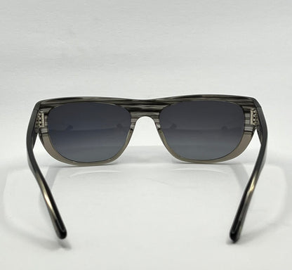 SALT. Polarized Sunglasses- Striated Grey Acetate-Japan-Unworn/Deadstock