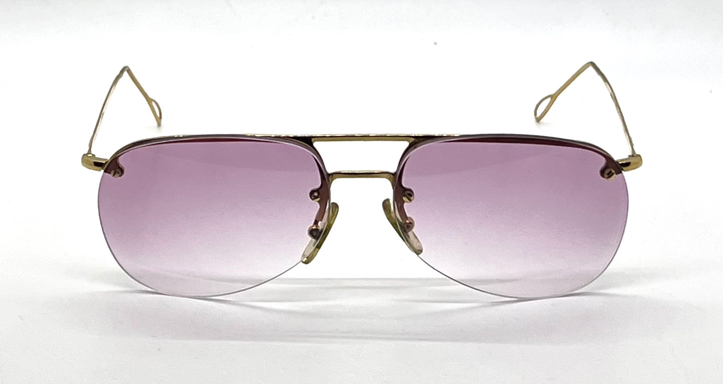 Gucci GG 1292/S VINTAGE Rimless Sunglasses w/New Lilac Gradient Custom Lenses