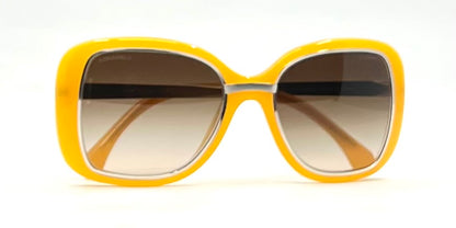 Chanel 6044-T 1435/S5 Yellow Oversized Sunglasses-Unworn-Full Kit-55mm