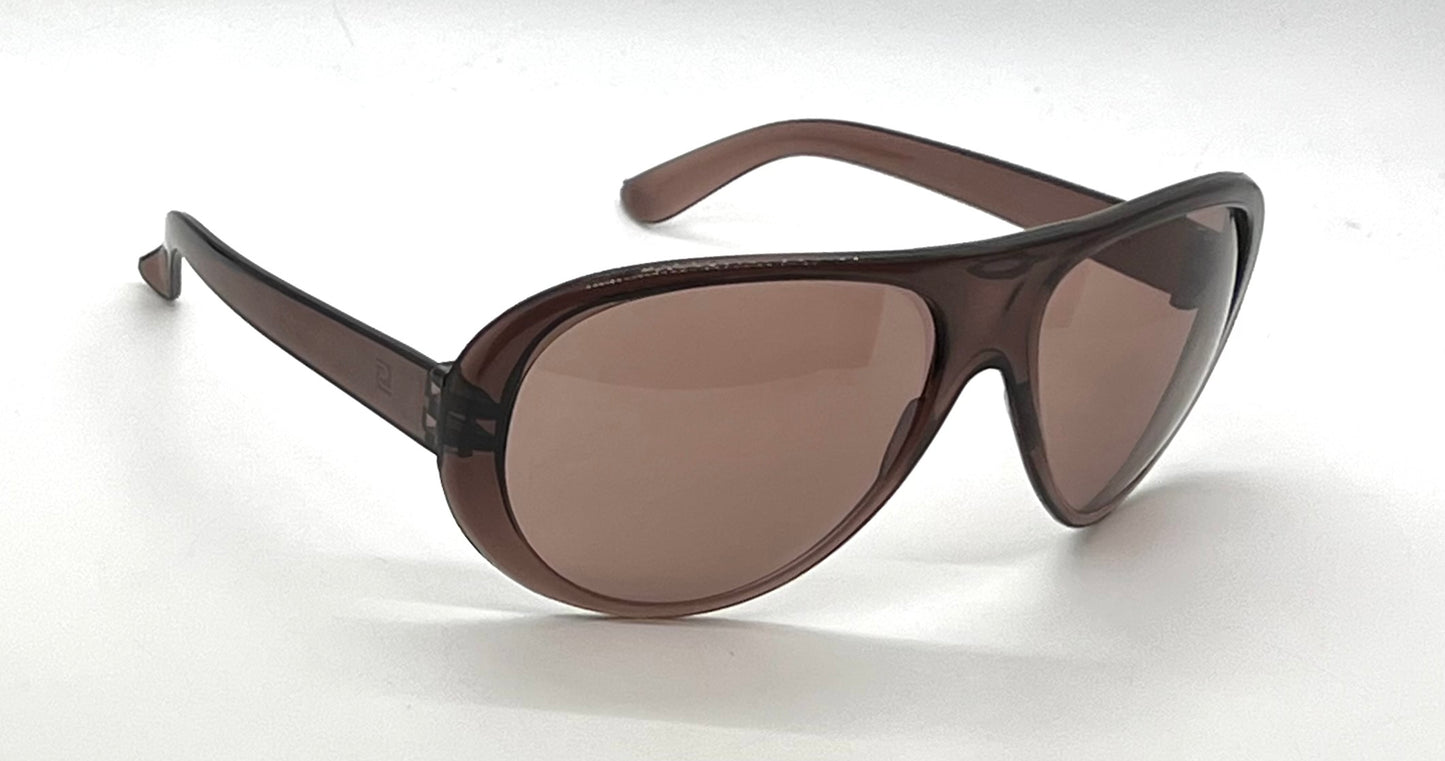 NISOL Vintage Italian Aviator Sunglasses Brown Collectors-Rare