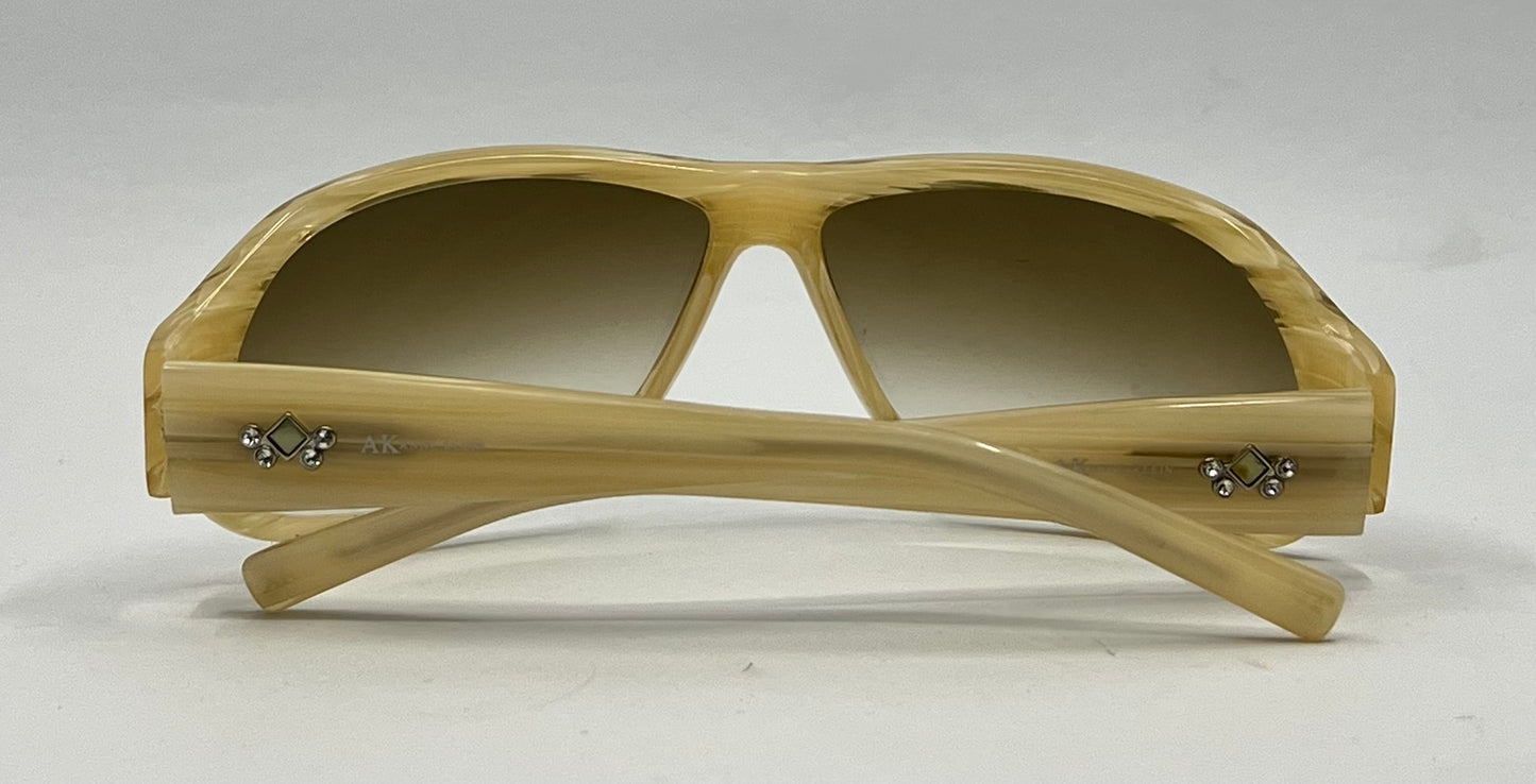 Anne Klein AK5141 Oversized Sunglasses-New Unworn-New Second Chance Customs Lenses