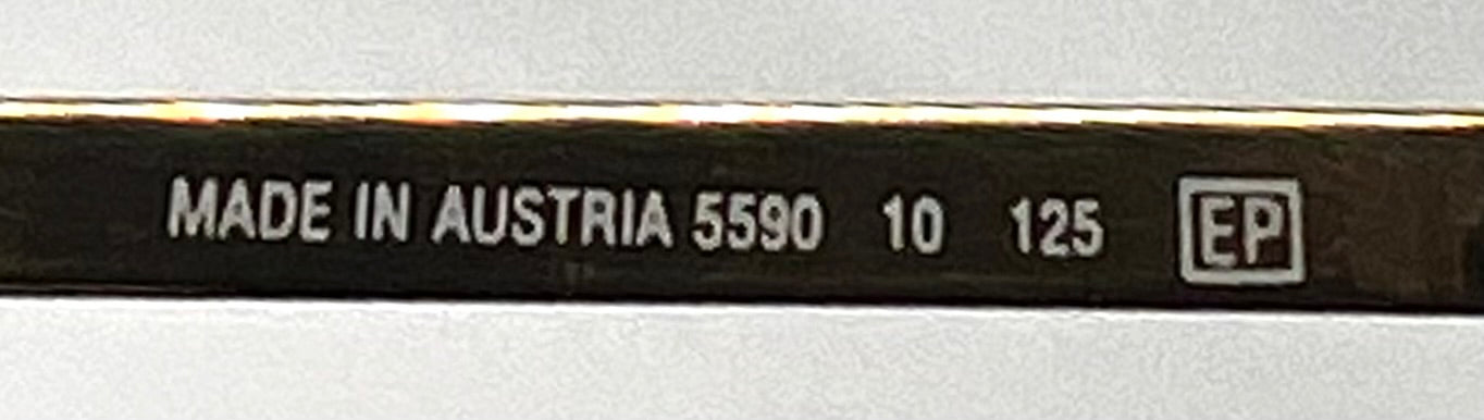 Carrera 5590 10 Vintage Sunglasses – Unworn Matte Fade – Austria – EP Lenses