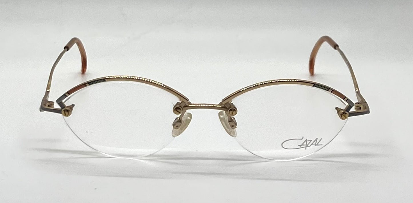 CAZAL 702 Col. 740 NOS/Unworn-Semi Rimless VINTAGE Eyeglasses-Germany