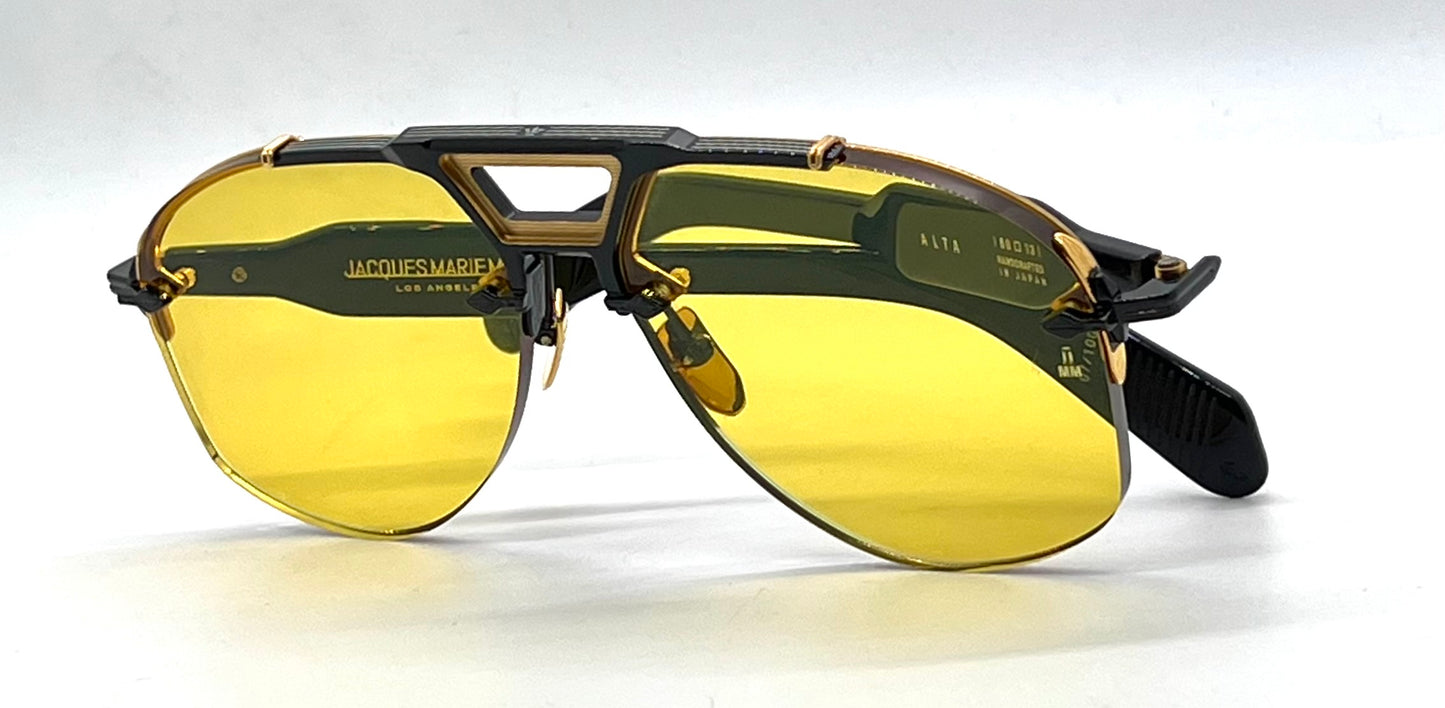 Jacques Marie Mage ALTA in  BLACK Ltd. 100-Full Kit Sunglasses-Japan