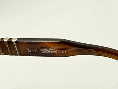 Persol RATTI 6602 Amber Tortoise 94 – Vintage – Custom Glass Lenses – Italy