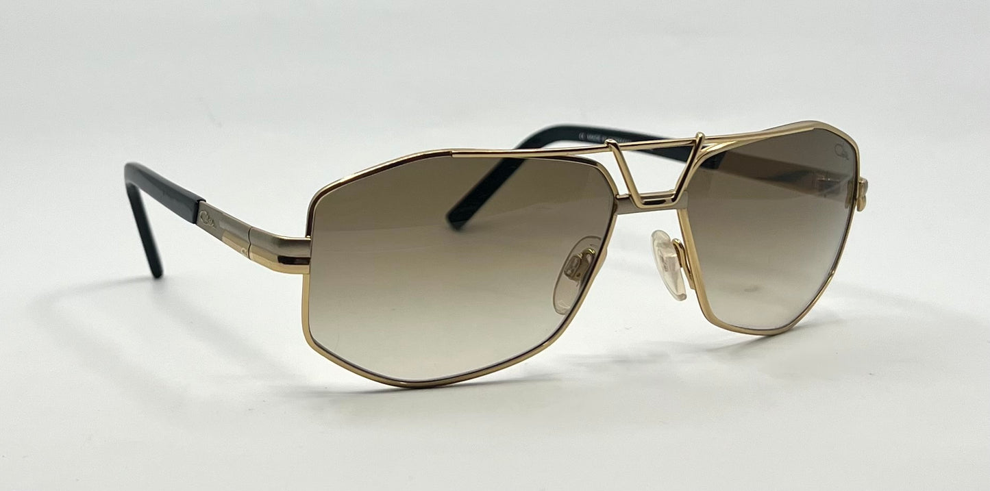 Cazal 9073 COL.001 Gold Black 61-16-140 Made in Germany-Vintage Sunglasses