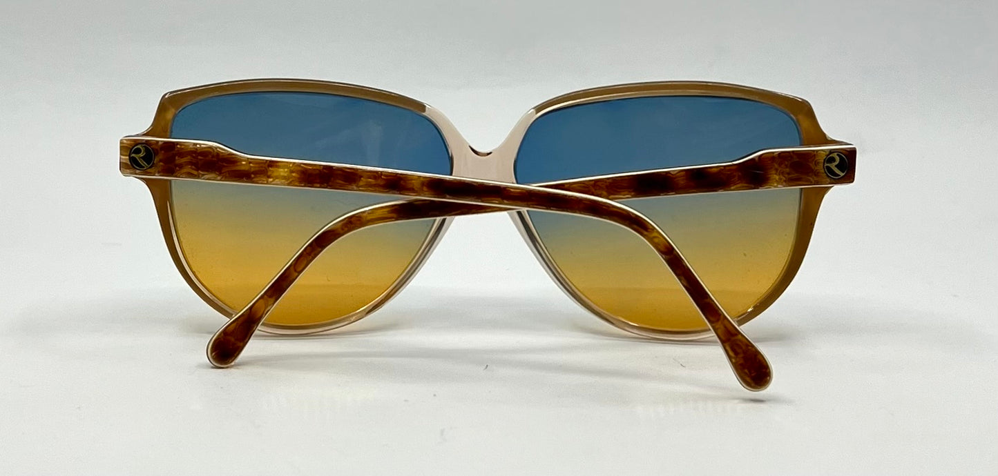 Rochas Paris EJ 4604 Vintage Sunglasses-New Custom Gradient Lenses-Handmade France