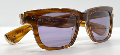 GARRETT LEIGHT x Officine Générale 118 DB-Limited Collab w/New, Custom Solid Violet Lenses-Unworn