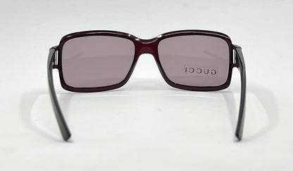 Gucci GG1485/S 8U5 Burgundy Red Y2K Vintage Sunglasses-Deadstock-Italy