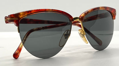 Versace 312/S Red Tortoise Vintage Sunglasses w/New Custom Lenses-52mm-Italy-Unworn