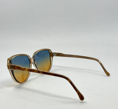 Rochas Paris 4604 Vintage Sunglasses w/New Gradient Tint Custom Lenses-Handmade in France-Unworn