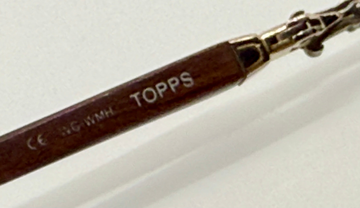 Chrome Hearts TOPPS
-Wood Temple-VINTAGE Rimless Sunglasses-Unworn Full Kit-Japan