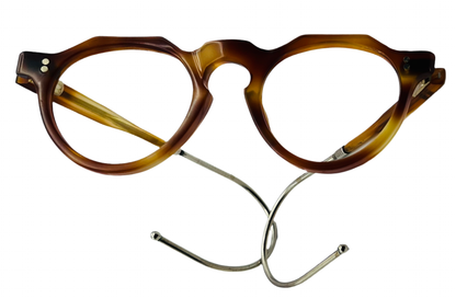 Vintage 1940’s CHILDREN’S ACETATE Eyeglass Frames with COIL (Rat Tail) TEMPLE TIPS (prevents slippage)-New/Old Stock