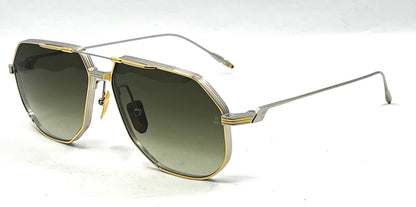Jacques Marie Mage REYNOLD in ELECTRUM- Titanium Aviator-Unworn-Full Kit