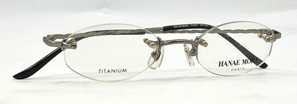 Hanae Mori Paris HP7305 Y2K Minimalist Rimless Titanium Glasses Japan Unworn