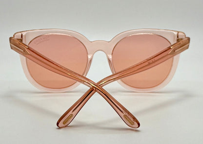 Brand New Tom Ford Moira TF1103 72S Sunglasses – Light Pink Frame with Photochromic Lenses, Full Kit