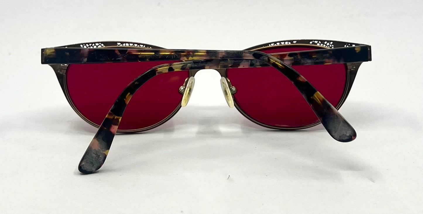 ProDesign Denmark 3831 Sunglasses-New Crimson Bloom Second Chance Custom Lenses-Unworn