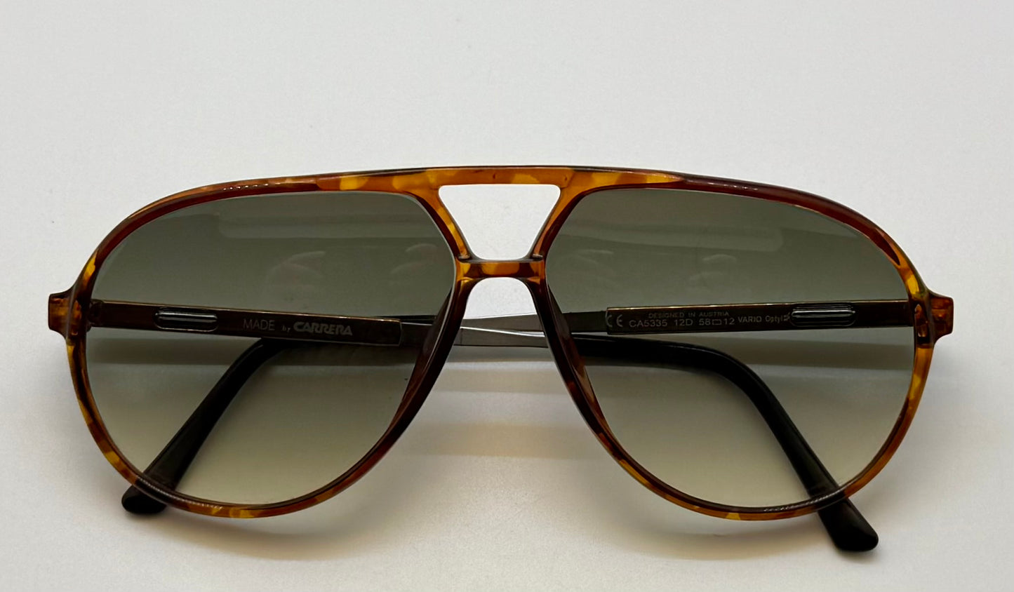 Vintage Carrera 5335 Vario NOS Frame with Custom Gradient Aquamarine Lenses by Berko’s Designs