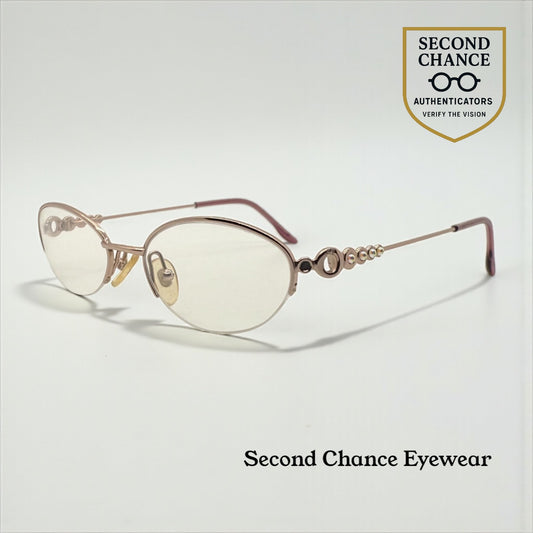 Christian Dior CD 3554/35N Y2K Vintage Half-Rim Optical Frames / 54-18-130