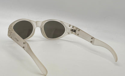 Fila Sf 8504 Col. 881-Frosted Oval Sunglasses-Vintage|Deadstock-France