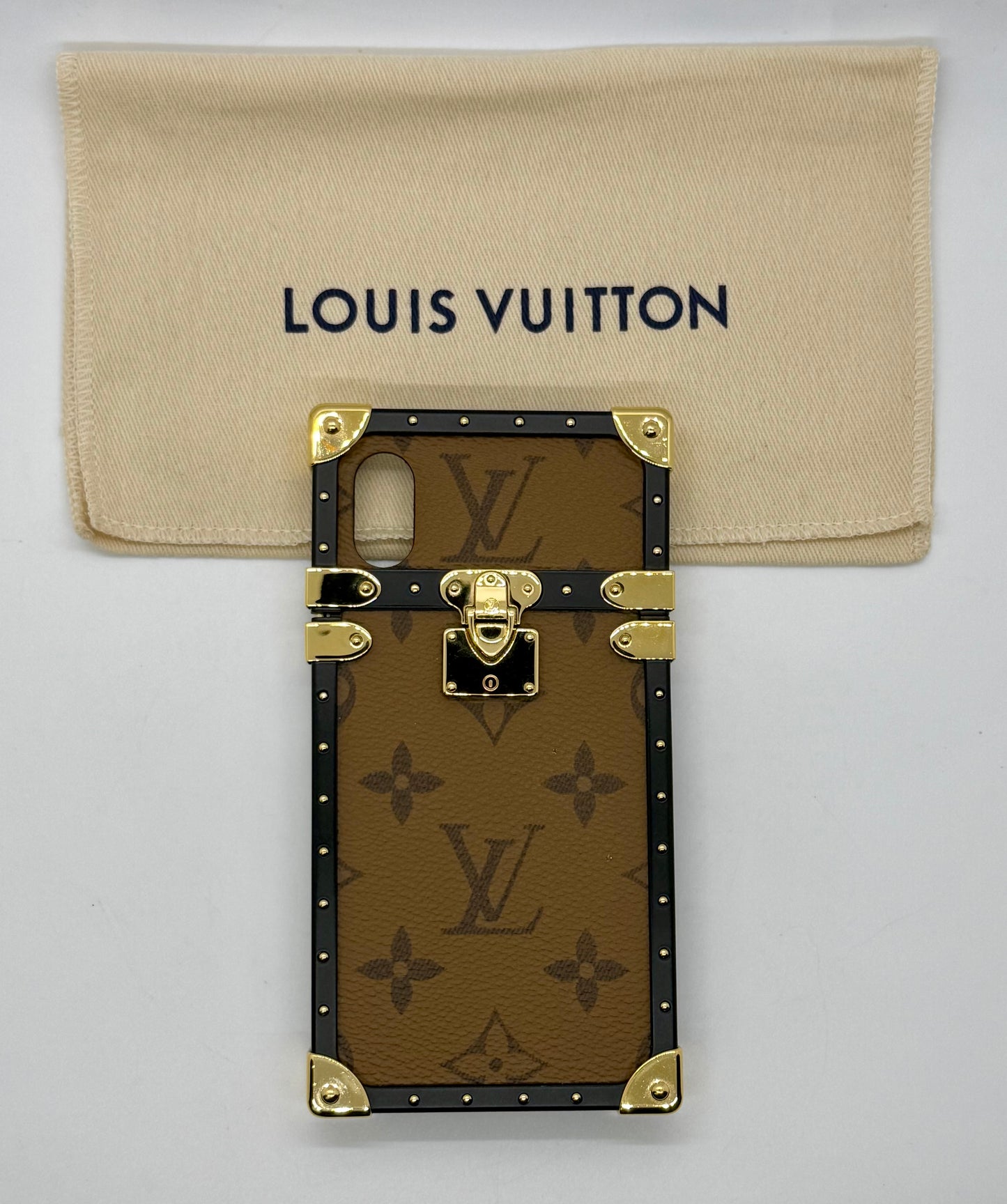 Louis Vuitton Monogram Trunk iPhone Case Classic Canvas Authentic