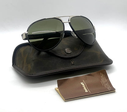 Belstaff Howard Hughes Series BS 30-Vintage Aviator Sunglasses-Unworn Deadstock/Full Kit