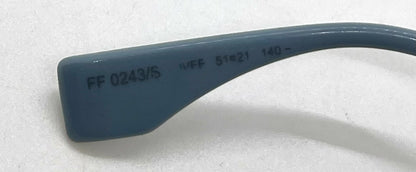 Fendi FF 0243/S RAINBOW Crystal Round Sunglasses Blue Pink Gradient Unworn Italy