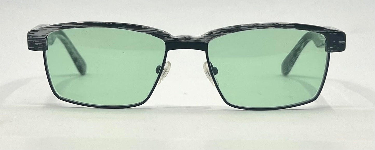 ZEN Barcelona ZR34 Sunglasses w/New Solid Green Custom Lenses-Unworn
