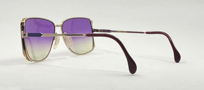 ZEISS 9293/0 Vintage Sunglasses w/New Purple to Yellow Gradient Custom Lenses-60mm