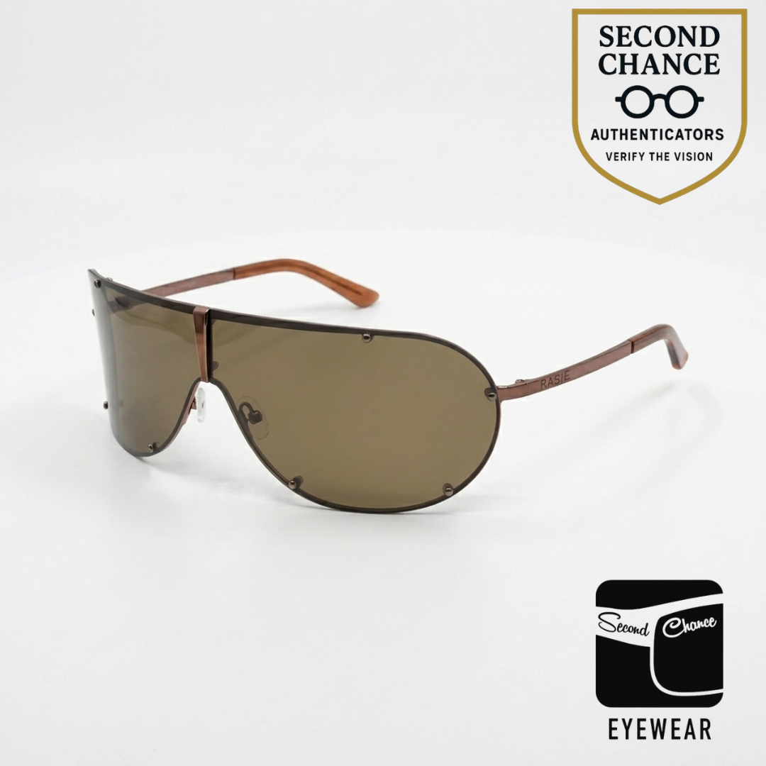 Basile BA4306 Col 30-Y2K Vintage Shield Sunglasses Made Italy-NOS-Rare