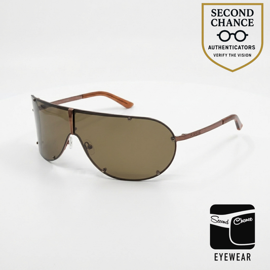 Basile BA4306 Col 30-Y2K Vintage Shield Sunglasses Made Italy-NOS-Rare