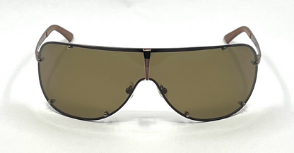 Basile BA4306 Col 30-Y2K Vintage Shield Sunglasses Made Italy-NOS-Rare